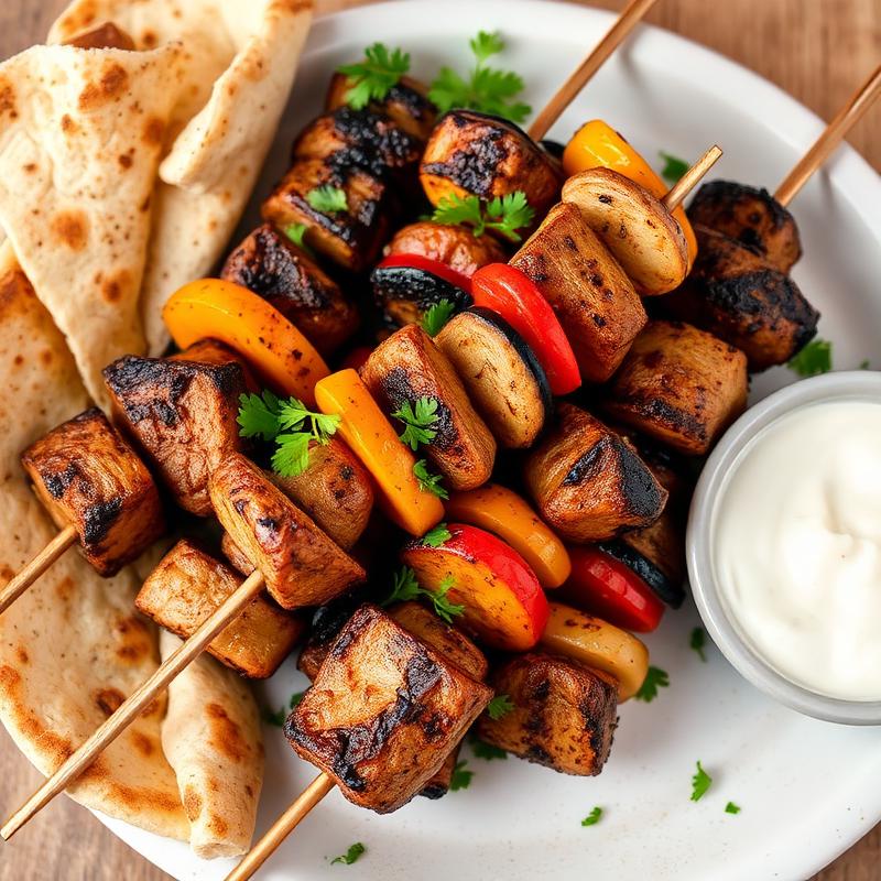 Greek Chicken Souvlaki Bowls